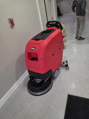 M510 Walk Behind Floor Scrubber photo review